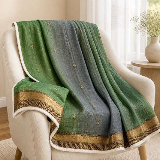 Zamarud Kantha Throw