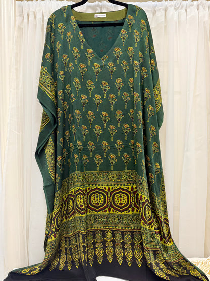 The Ajrakh Modal Silk Kaftan