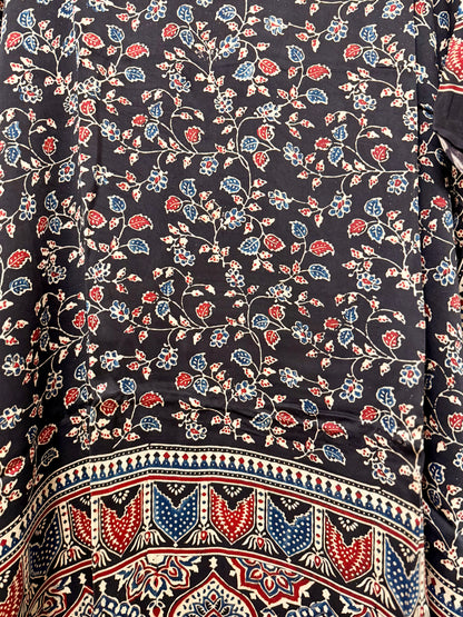 The Ajrakh Modal Silk Kaftan