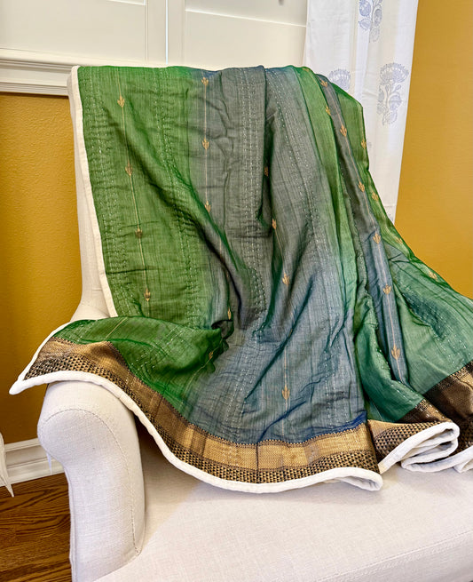 Zamarud Kantha Throw