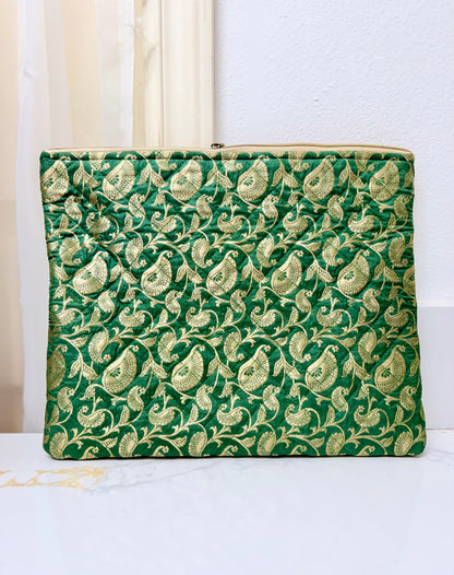 Quilted Silk Laptop Sleeves