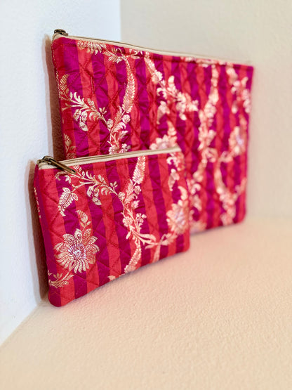 Quilted Silk Laptop Sleeves
