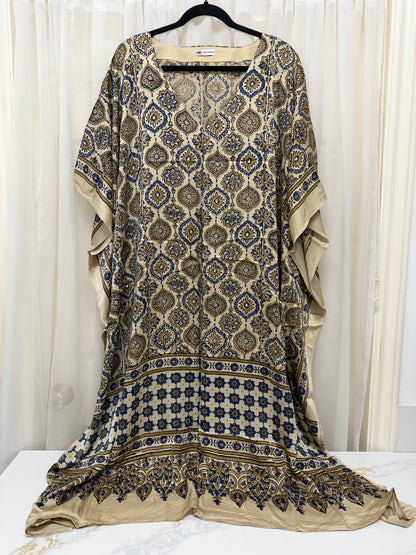 The Ajrakh Modal Silk Kaftan