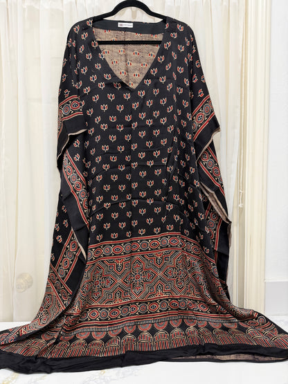 The Ajrakh Modal Silk Kaftan