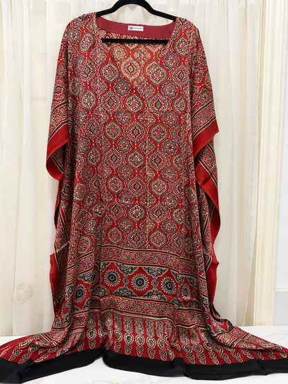 The Ajrakh Modal Silk Kaftan