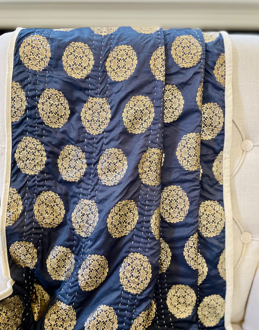 The Medallion Collection - Kantha Throw