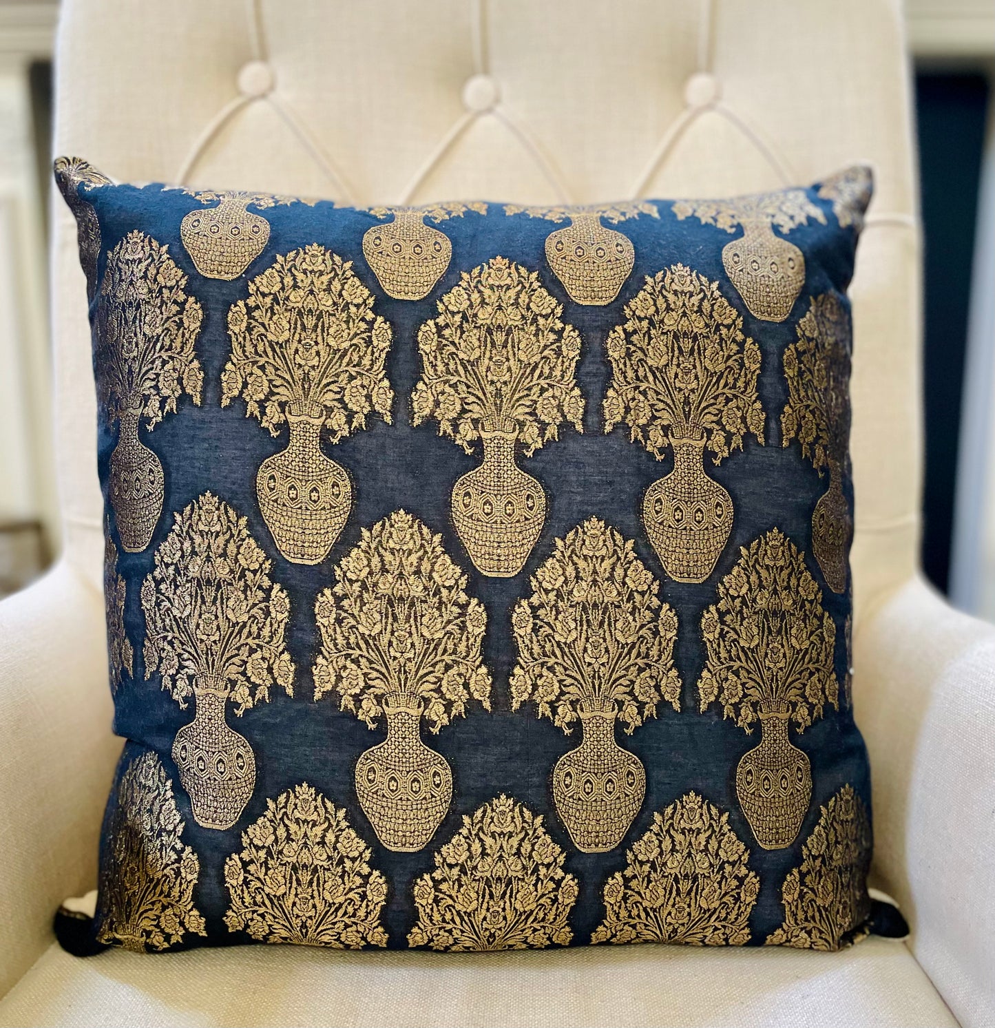 Bahaar Collection - Silk Cushions l Luxury Heirloom Decor