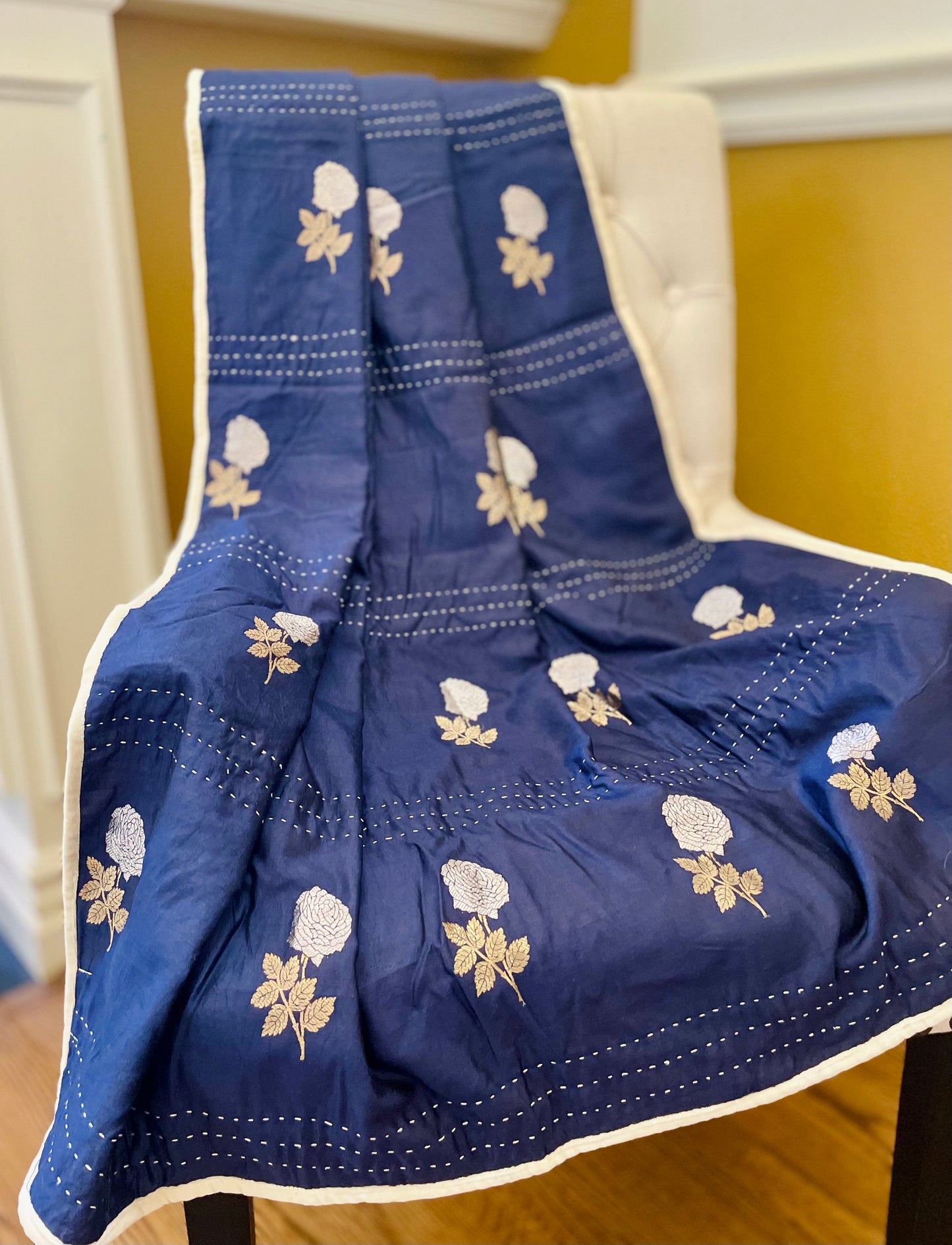 The Gulaab Collection - Kantha Hand-Stitched Throws