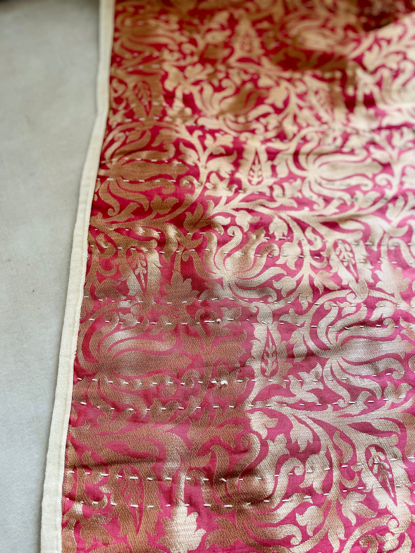 The Sultana Collection - Kantha Hand-Stitched Throw