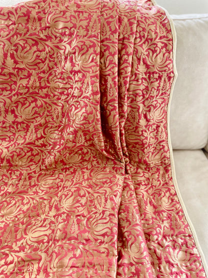 The Sultana Collection - Kantha Hand-Stitched Throw