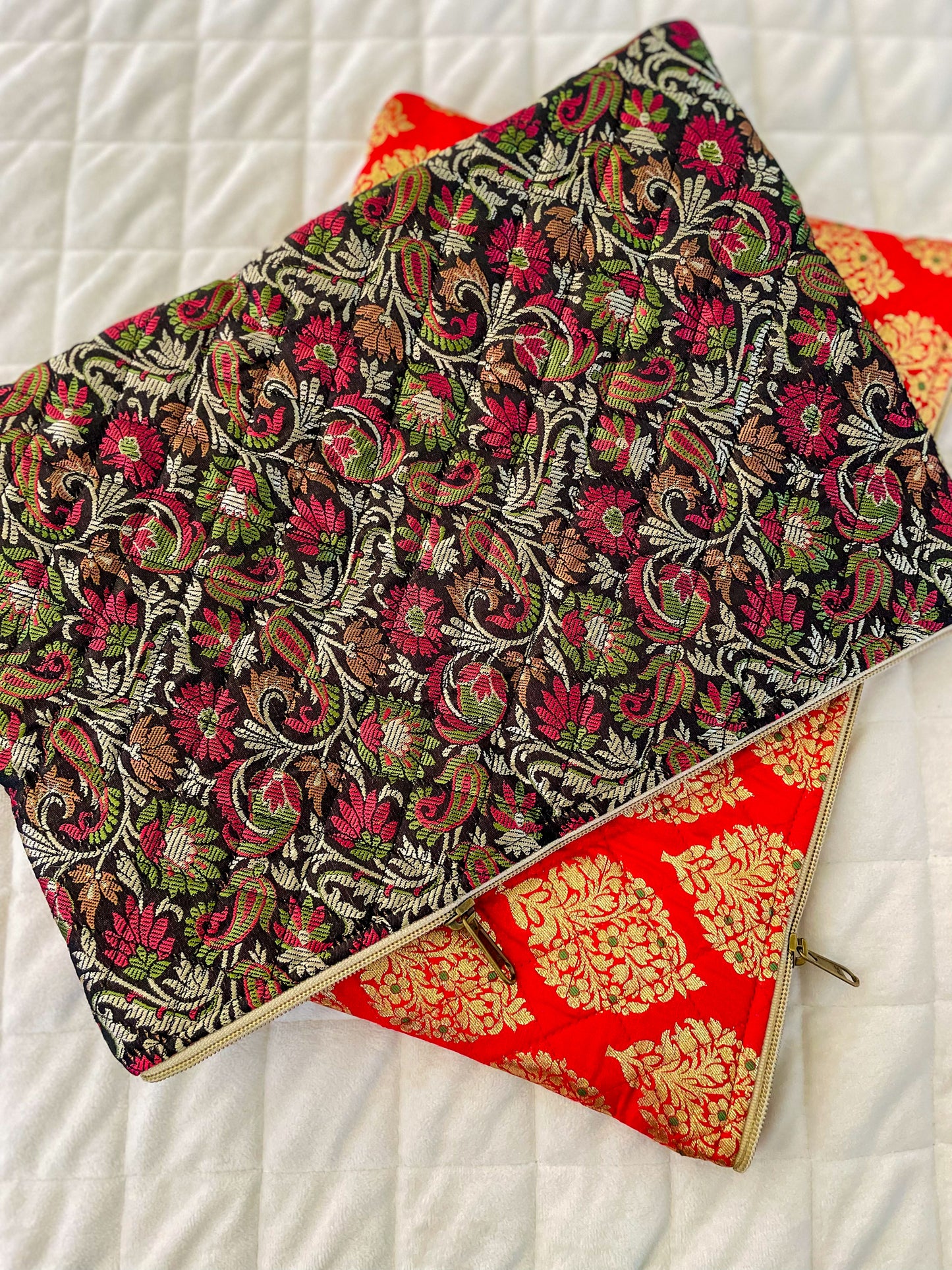 Quilted Saree Laptop Case/Pouch