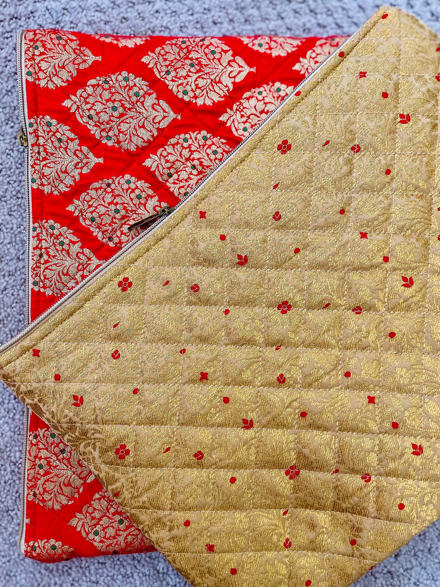 Quilted Saree Laptop Case/Pouch