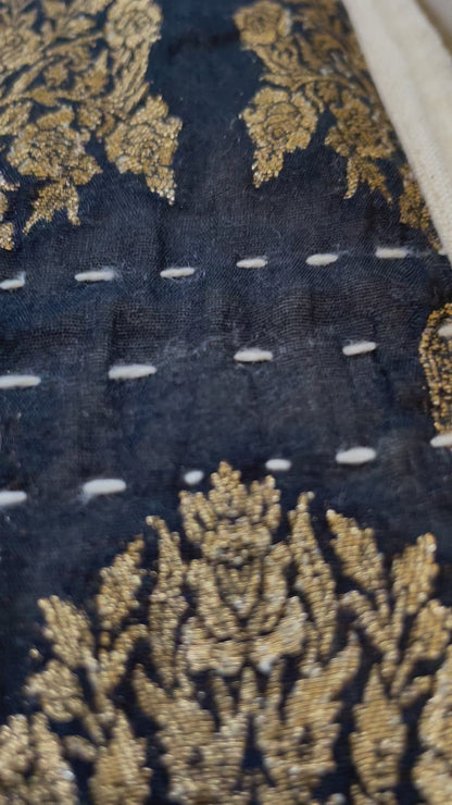 Bahaar Collection - Silk Kantha Throw