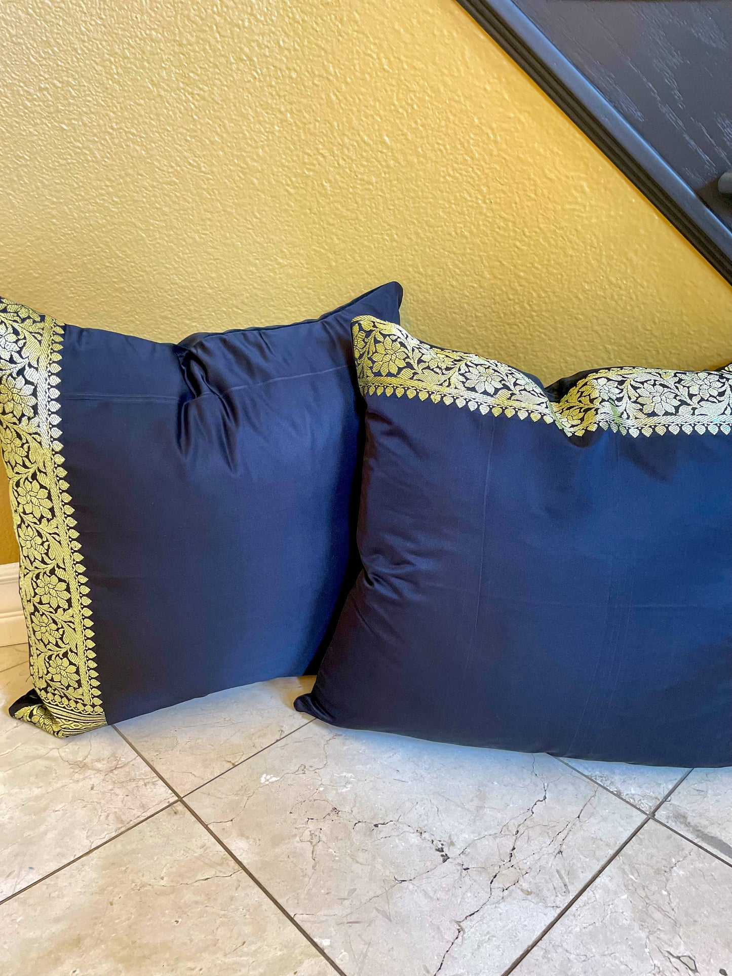 Black and Gold Cushions