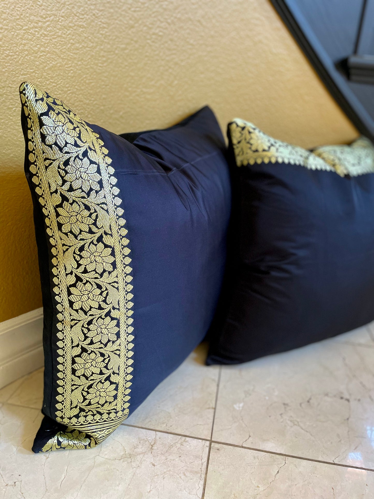 Black and Gold Cushions